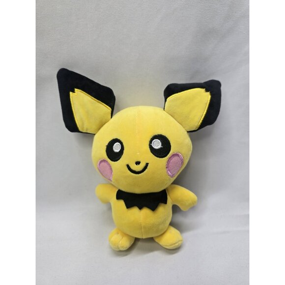 Pokémon Center Other - Pokemon Center Original Pichu Poke Plush Stuffed Toy 2018 GAME FREAK
